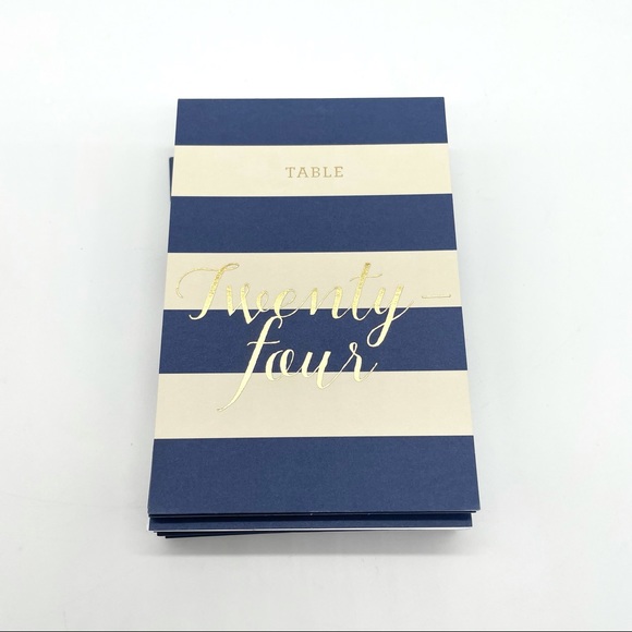 Wedding Table Numbers 24 Folded 2-sided Paper - Picture 6 of 6